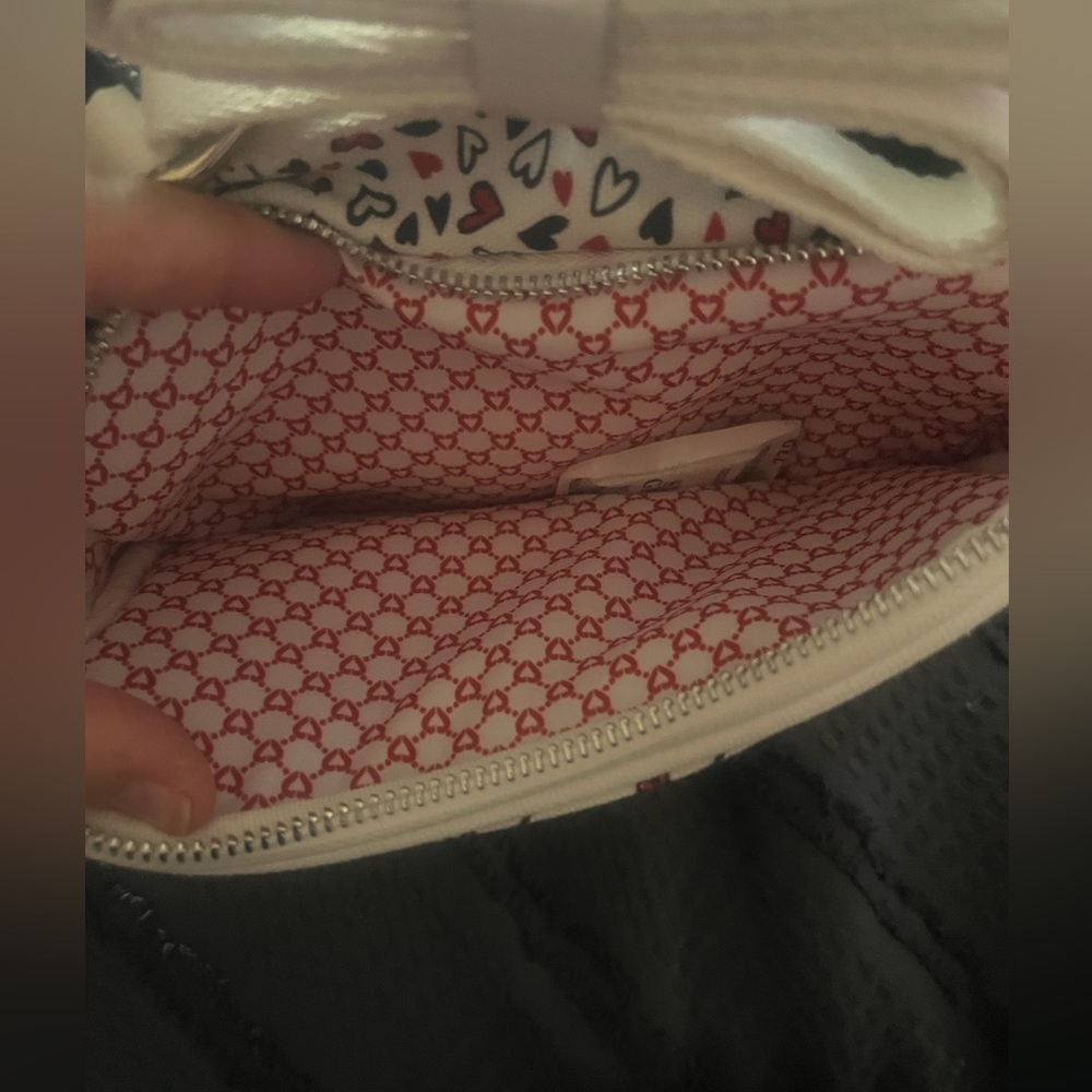 Brighton Love Print White and Red Women's Bag - Picture 2 of 3